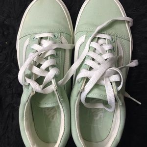 Mint green vans
